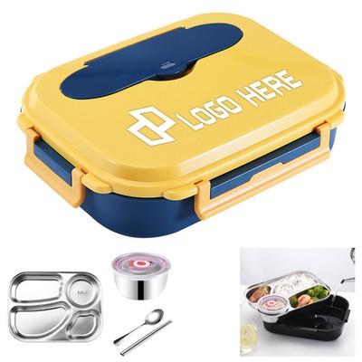 Stainless Steel And Plastic Insulated Lunch Box