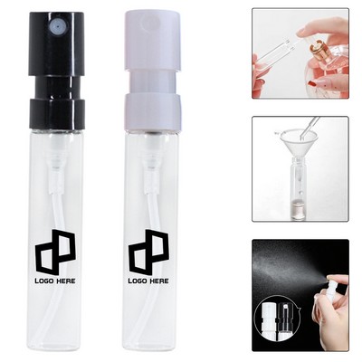 Mini Clear Glass Perfume Bottle