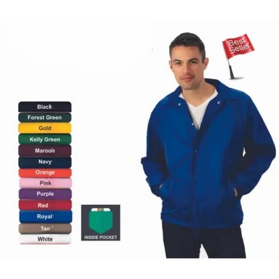 Adult Lined Coach's Jacket