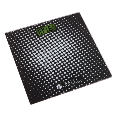 Health, Beauty & Fitness Bally's Digital Bathroom Scale w/2.6" Lcd - Black