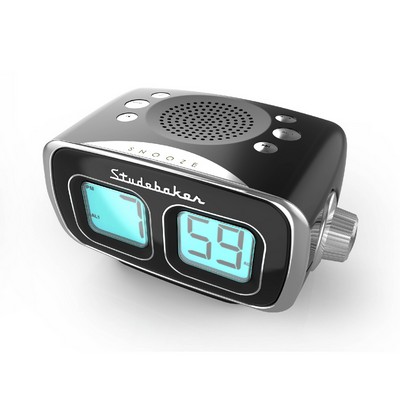 Studebaker Retro Digital Bluetooth Am/Fm Clock Radio - Black