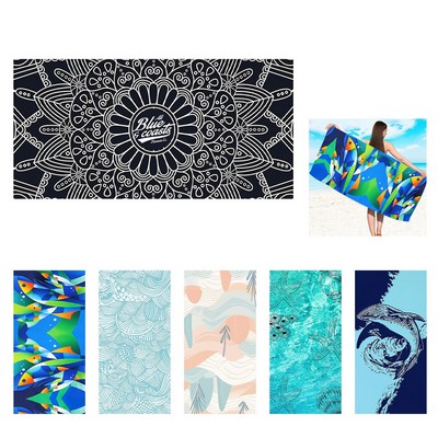 No Faded Microfiber Beach Towel