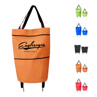 Foldable Shopping Bag with Wheel