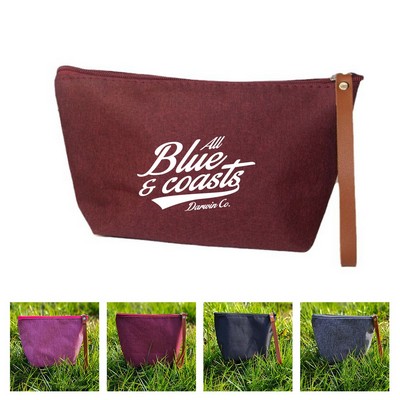 Oxford Zip-Top Cosmetic Bag