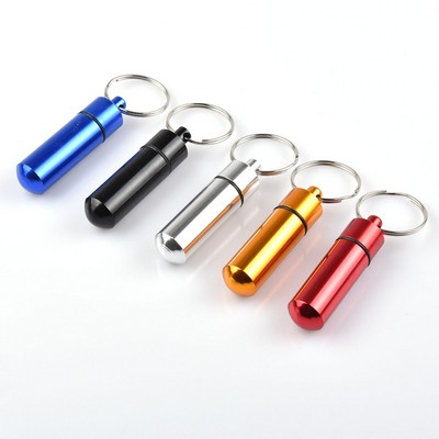 Outdoor Mini Aluminum Pill Case/Holder