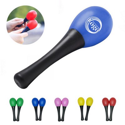 Plastic Toy Sand Hammer Mini Maracas