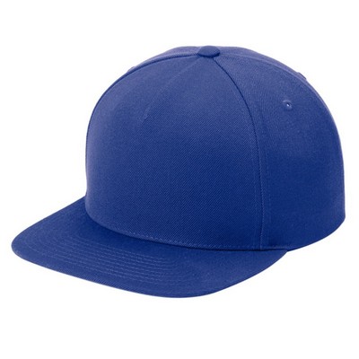 Sport-Tek YP Classics Premium 5-Panel Snapback Cap