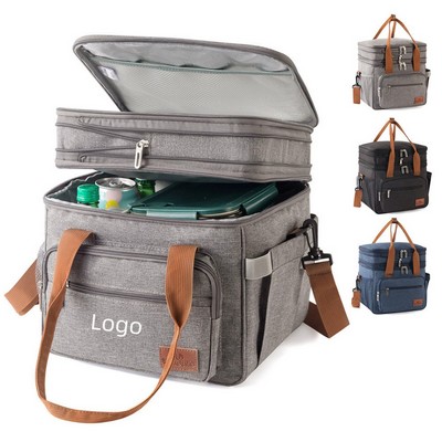 Insulated Double Deck Lunch Box