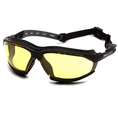 Isotope Safety Goggles, Black Frame with H2MAX Anti-fog Lens