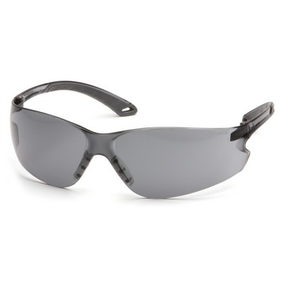 Itek Safety Glasses, Gray Frame with Gray H2X Anti-Fog Lens