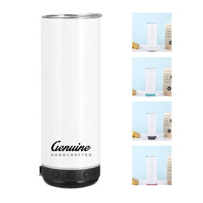 20oz Music Speaker Tumbler