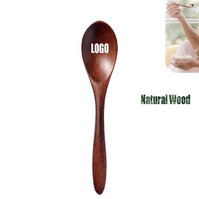 5" Custom Eco Friendly Natural Wood Stirring Spoon