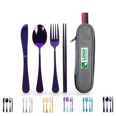 Travel Utensils with Case