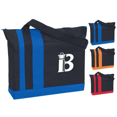 Commuter large capacity shoulder bag