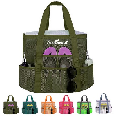 Foldable Mesh Beach Tote Bag