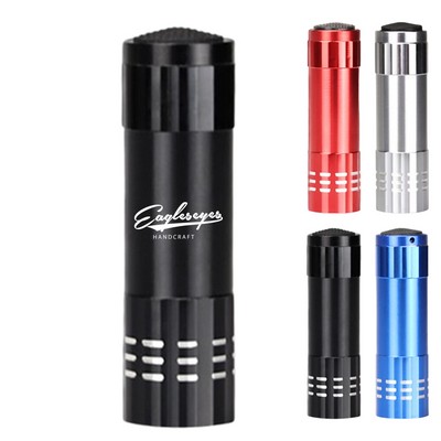9-LED Aluminum Mini Flashlight
