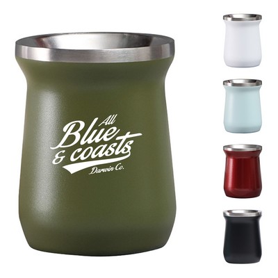 8oz Stainless Steel Vacuum Insulated Mate Gourd Cup