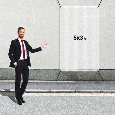 Custom 5' X 3' Mesh Banners