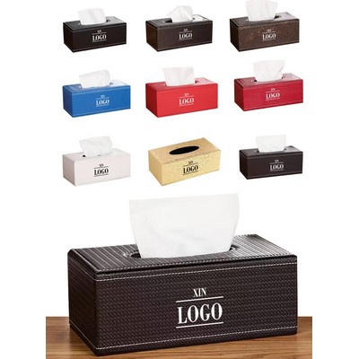 Leather Tissue Box Holder