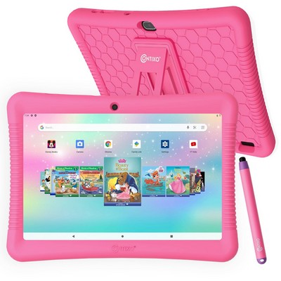Contixo Kids Learning Tablet 10-inch IPS HD Display, WiFi, Android 11, 2GB RAM 32GB ROM