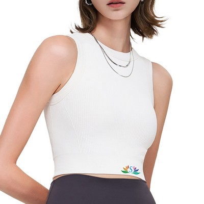 Seamless Sports Bra with Built-in Padded