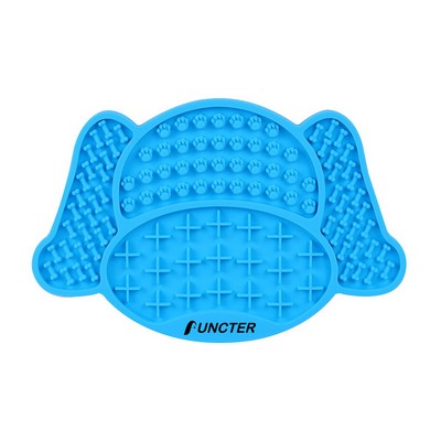 Dog Head Shape Dog Lick Mat Slow Feeder Mat
