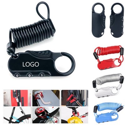 Multi-Purpose Security Steel Wire Password Cable Lock