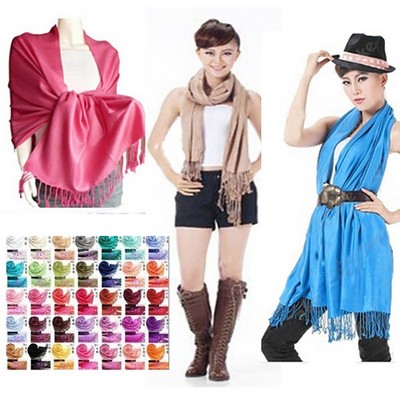 Solid Color Pashmina Scarf