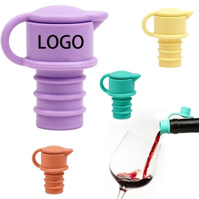 4-In-1 Silicone Glass Bottle Stopper And Bottle Sealing Stopper
