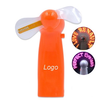 LED Flashing Message Fan