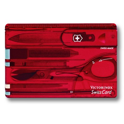Victorinox Swiss Army Corporate Gifts Knife Swisscard Ruby