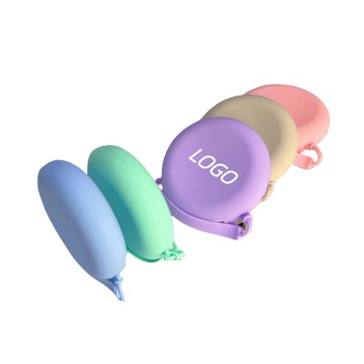 Round Silicone Coin Purse