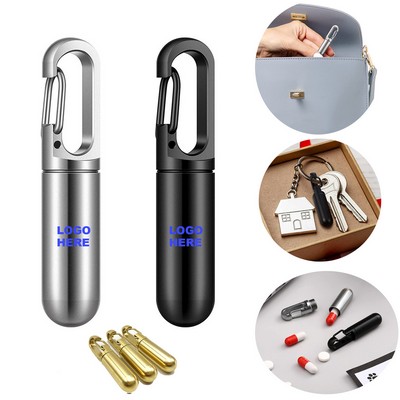 Discreet Medication Holder Travel Pill Organizer Emergency Capsules Case for Men Women