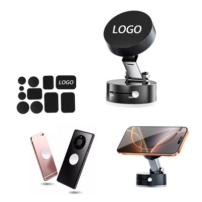 Magnetic Rotating Phone Stand with Magnetic Sticker