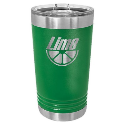 Polar Camel Green 16 oz. Pint with Slider Lid