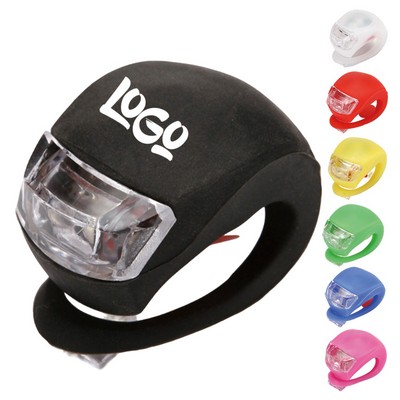 Mini Waterproof Silicone Bike Light for Night Riding
