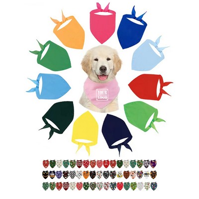 Sublimation Pet Triangle Bandanas Dog Scarves