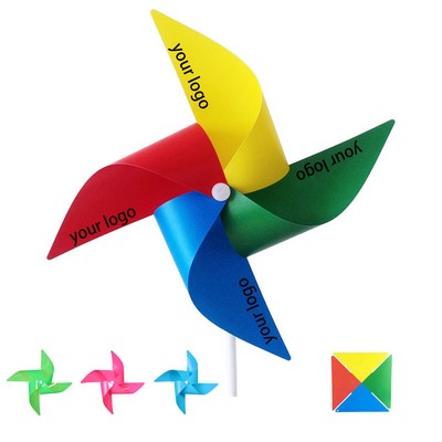 Eco-Friendly PP Colorful Pinwheels