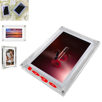 5" Acrylic Digital Photo Frame With Battery