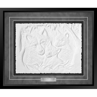 Safe Haven - Cast Paper Sculptured Art - Shadowbox Award