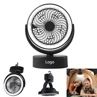 Rechargeable Fan with Light