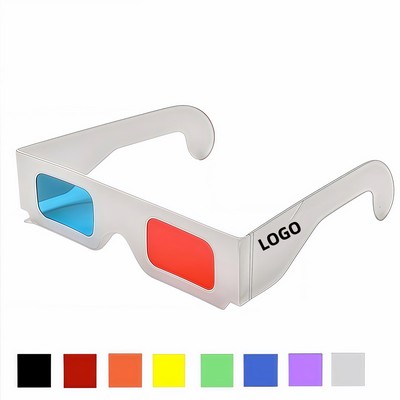 Red And Blue 3D Stereoscopic Glasses
