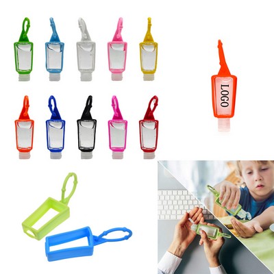 Pocket Hand Sanitizer Bottle Refillable With Keychain Holder