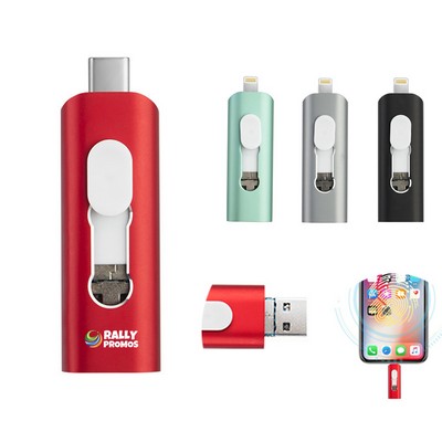 Date Storage Portable Compatible 3" 1 Dual USB Flash Drive