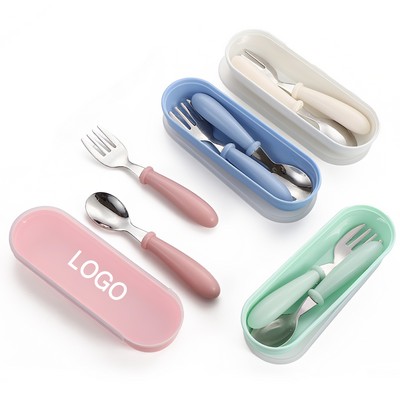 Children Stainless Steel Cutlery Set