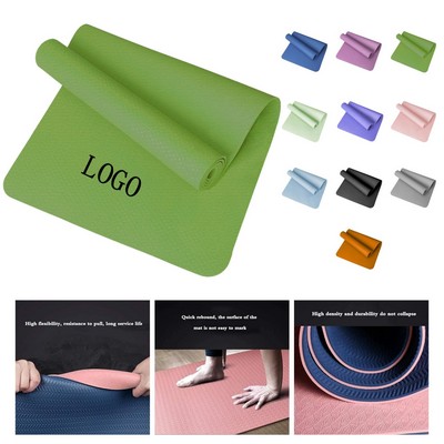 Thickened Yoga Mat With Rope