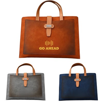 PU Leather Business Document Folder