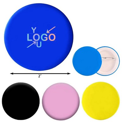 Custom 2" Round Colorful Tinplate Button Badges