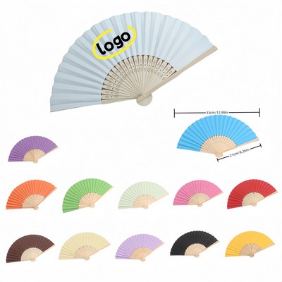 Blank Paper Fan