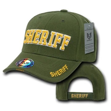 Rapid Dominance Sheriff Law Enforcement Olive Green Baseball Cap